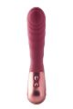 Вібратор для точки G рельєфний, Dream Toys Dinky Single Vibrator Jaimy D, бордовий