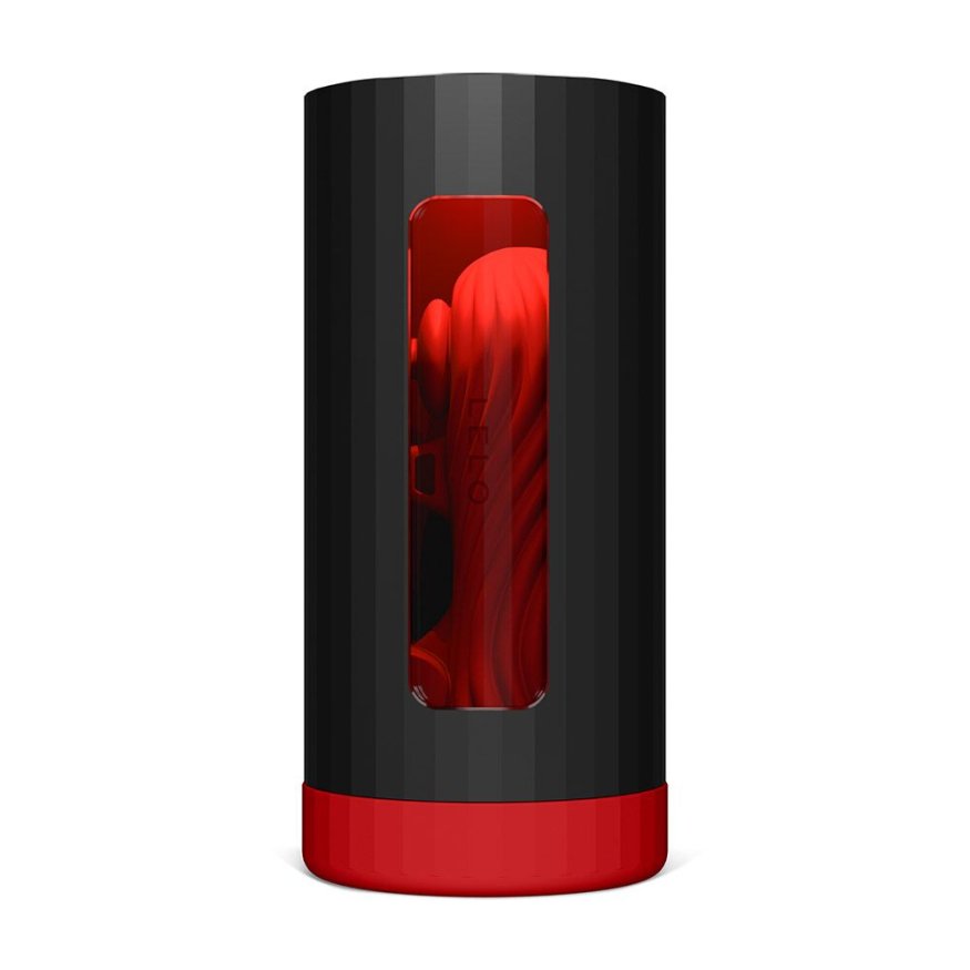 Смарт-мастурбатор LELO F1S V3 XL Red, увеличенный, 2 мотора, 8 режимов, стимуляция звуковыми волнами