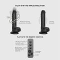 Фаллоимитатор с вибрацией и ротацией Strap-On-Me Rotating &amp; Vibrating Realistic Dildo - L - Black