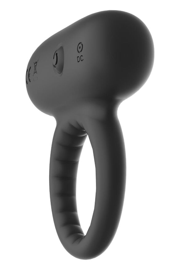 Ерекційне кільце для пеніса з вібрацією Dream Toys RAMROD чорне