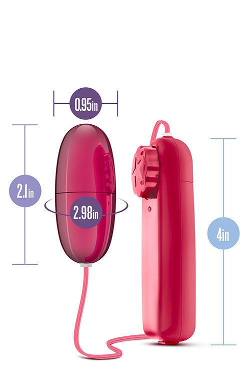 Виброяйцо с мультискоростной вибрацией B YOURS POWER BULLET CERISE