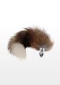 Анальный хвост с металлической пробкой Foxtail Buttplug TABOOM