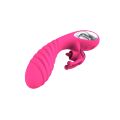 Роскошный вибратор для двойной стимуляции - Vicky USB Pink