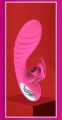 Роскошный вибратор для двойной стимуляции - Vicky USB Pink