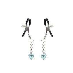 Затискачі для сосків Liebe Seele Glow-in-dark Nipple Clamps Light Blue