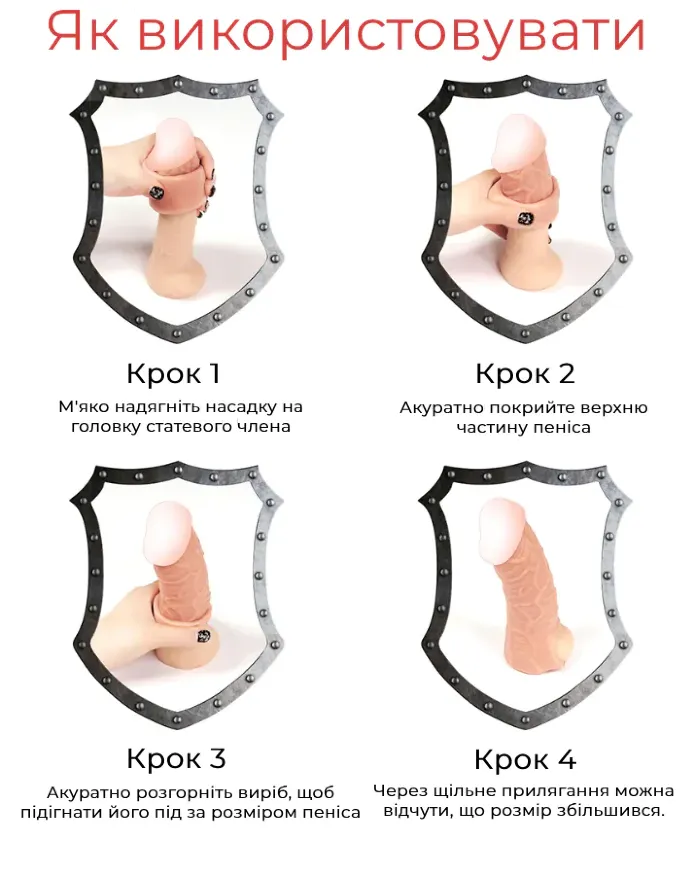 Открытая насадка на член Kokos Nude Sleeve NS 005 S