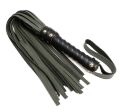 Флогер з натуральної шкіри Flirty Leather - Dark Green, BM-00007