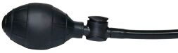 Анальный вибромассажер с эффектом увеличения True Black Vibrating Anal Plug