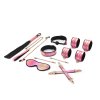 БДСМ-набор Liebe Seele Vivid Sakura 8 Pieces Set, 8 аксессуаров, экокожа на бархатной основе