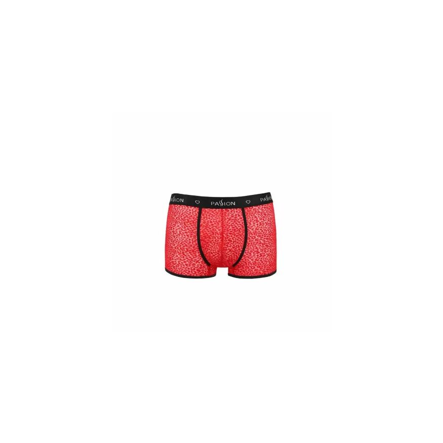 Мужские красные боксерки с рисунком 046 SHORT PARKER red L/XL - Passion