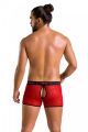 Мужские красные боксерки с рисунком 046 SHORT PARKER red L/XL - Passion