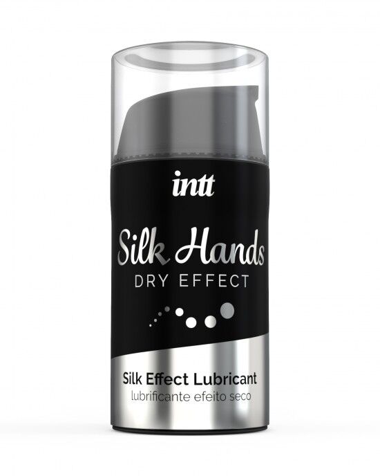 Високоефективний лубрикант для мастурбації на силіконовій основі - Intt Silk Hands Dry Effect, 15 мл