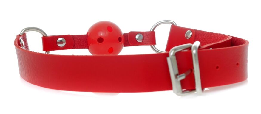 Кляп Fetish Boss Series - Ball Gag rubber Red 2, BS6100034