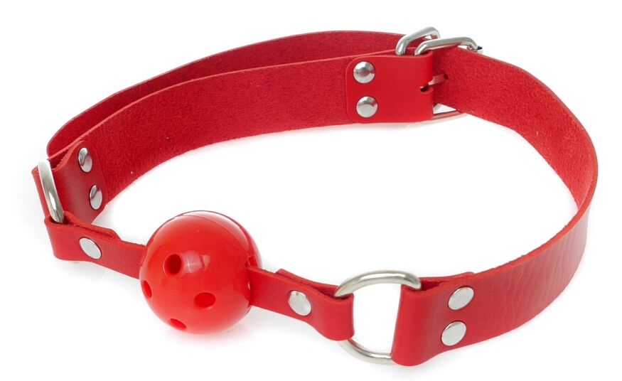 Кляп Fetish Boss Series - Ball Gag rubber Red 2, BS6100034