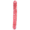 Фаллоимитатор двойной Doc Johnson Crystal Jellies JR Double Dong