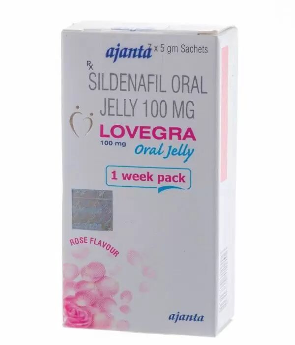 Збудливе Желе для жінок LOVEGRA Oral Jelly (ціна за упаковку, 7 пакетиків)