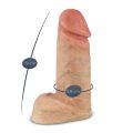 Величезний фалоімітатор SilexD Premium Real Skin Flesh (11in MODEL 1), без коробки