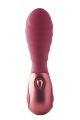 Мини вибратор рельефный Dream Toys Dinky Mini Vibrator Jody F бордовый, 12 см х 3.2 см