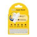 Презервативи ONE Super Studs, 3 шт, з точковим рельєфом, зі змазкою, паковання  -  картонна коробка