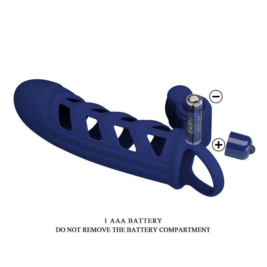 Насадка з вібрацією Pretty Love-  Powerful ring 10 vibration functions, BI-026237-3