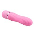 25074 / ET086PNK Вибратор ребристый Love Diamond Vibrator розовый, 11.4 см