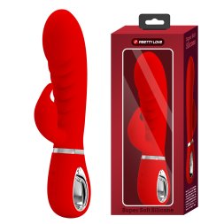Ребристый вибратор Pretty Love - Prescott Red, BI-014635-2