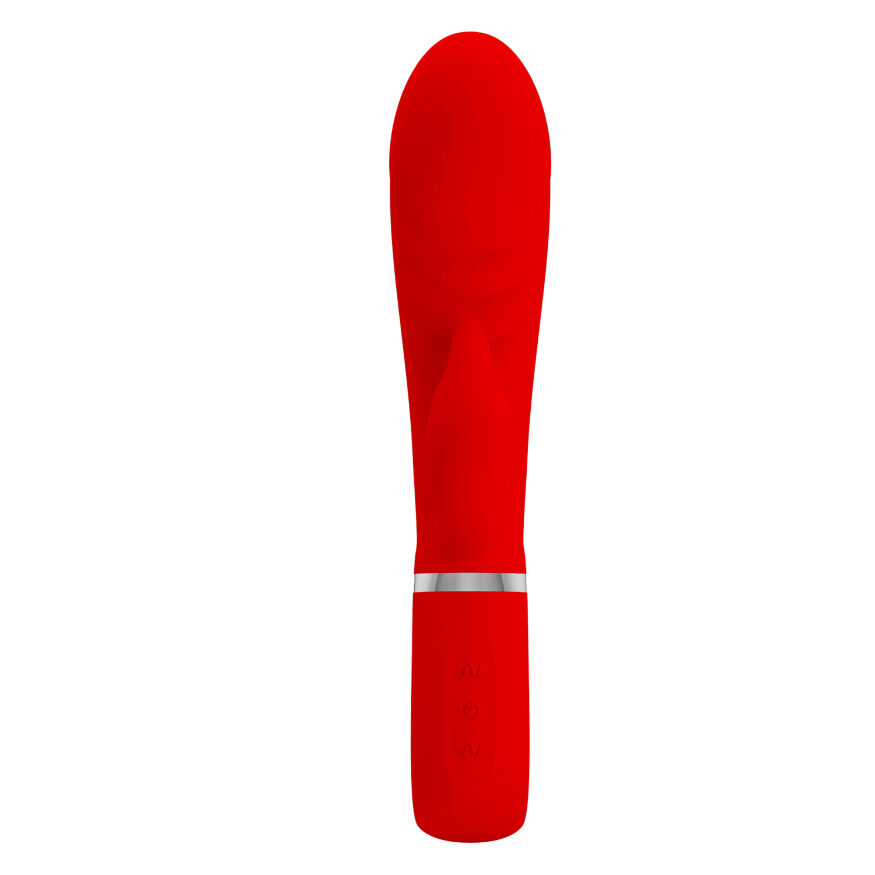 Ребристый вибратор Pretty Love - Prescott Red, BI-014635-2