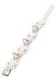Нашийник VIP Leather Collar, White