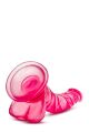 Фаллоимитатор реалистичный с мошонкой Blush b Yours на присоске, розовый