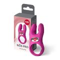 Эрекционное виброкольцо с двойной стимуляцией клитора Fun Factory NŌS PRO Magenta, 2 мотора