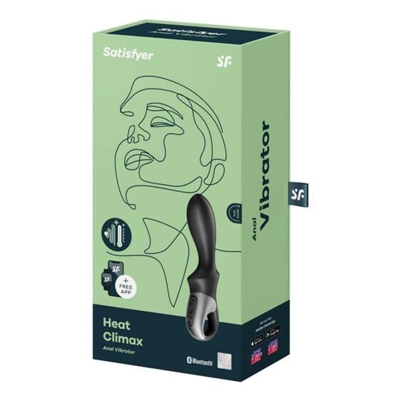 Анальний смарт вібратор - Satisfyer Heat Climax (App)