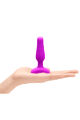 Анальная пробка с вибрацией b-Vibe Novice Plug Fuchsia