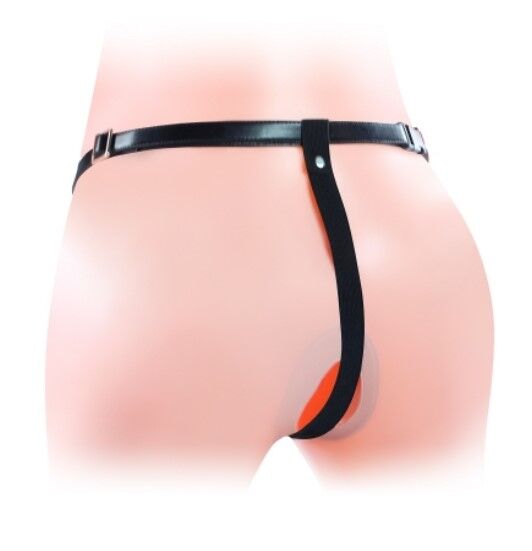 Фалопротез для подвійного проникнення - LoveToy Vibrating Unisex Hollow Double Penetration 6"