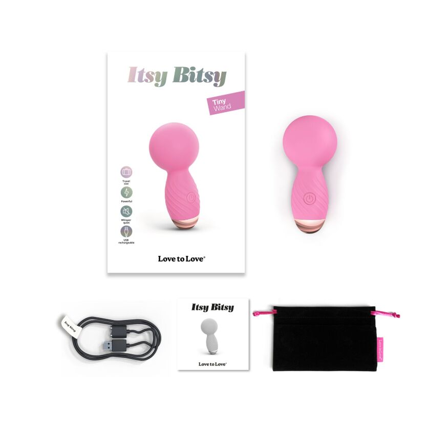 Мини-вибромассажер Love To Love ITSY BITSY - PINK PASSION