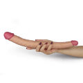 Двосторонній фалоімітатор - King-Sized Realistic Ladykiller Tapered Double 14"