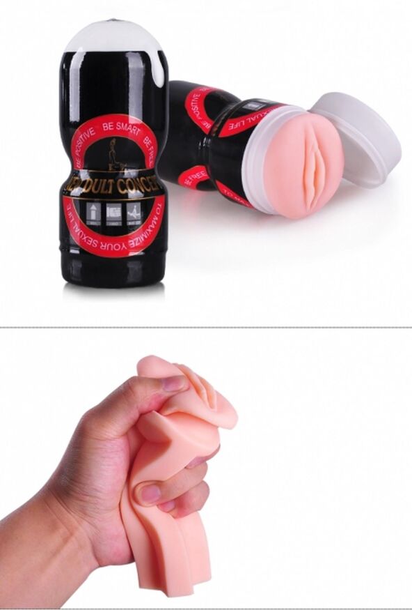 Мастурбатор вагина в колбе - KW Adult Passion Pump Black
