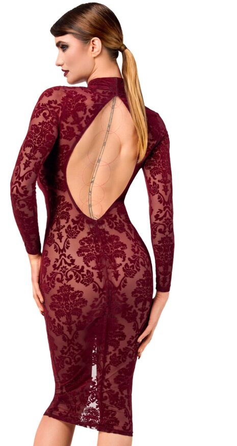 Платье Noir Handmade F384 Kink Royal midi dress S