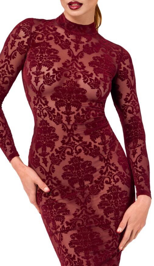 Платье Noir Handmade F384 Kink Royal midi dress S