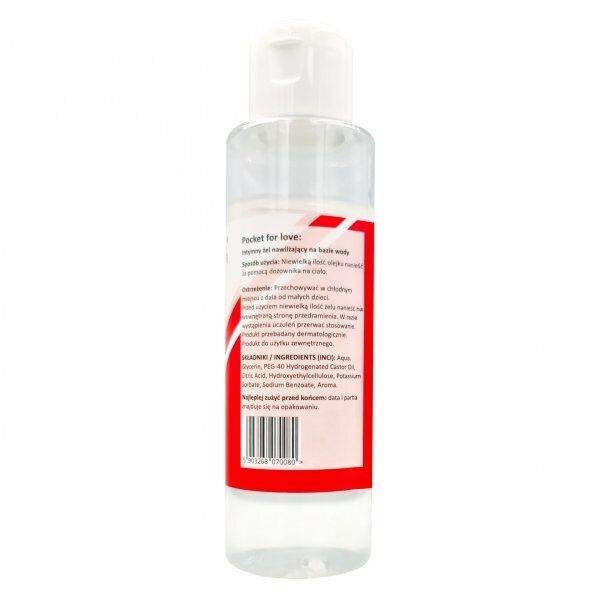 Универсальный анально-вагинальный гель на водной основе LoveStim - Pocket for Love, 100 ml