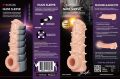 Насадка на член із відкритою головкою Kokos Nude Sleeve NS 006 S