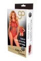 Эротическое боди Guilty Pleasure полупрозрачное, красное, XL
