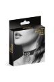 Чокер с кольцом для поводка Bijoux Pour Toi - FETISH Black, экокожа