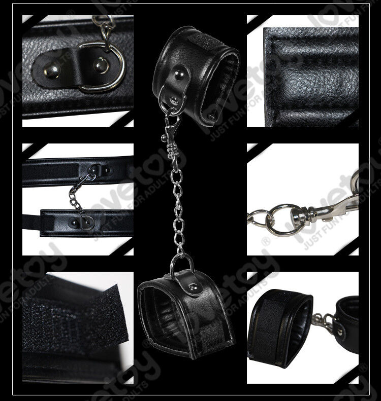 Набір БДСМ - Deluxe Bondage Kit (маска, наручники, пір'їнка)