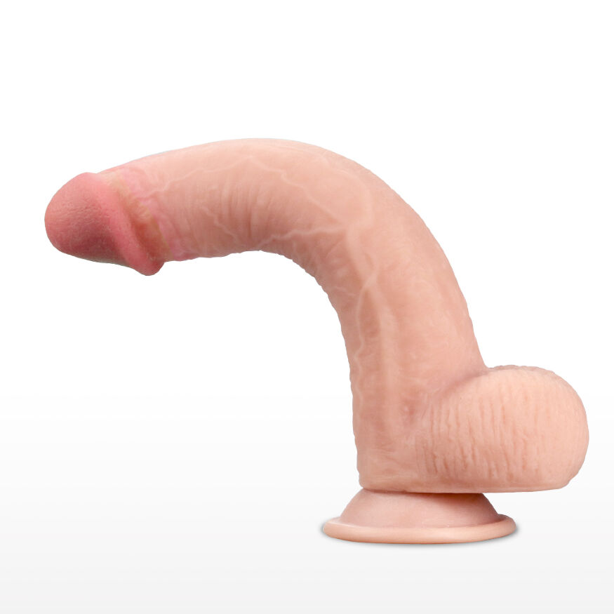 Фалоімітатор реалістичний- Sliding-Skin Dual Layer Dong 9" Flesh