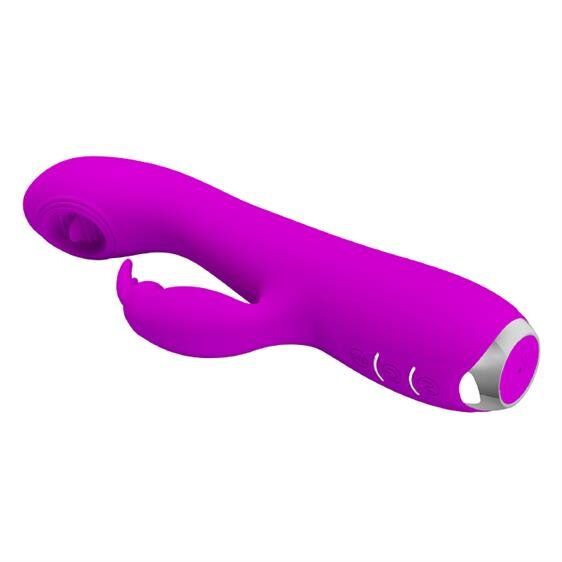 Багатофункціональний вібратор Pretty Love Rachel Licking Vibrator Purple