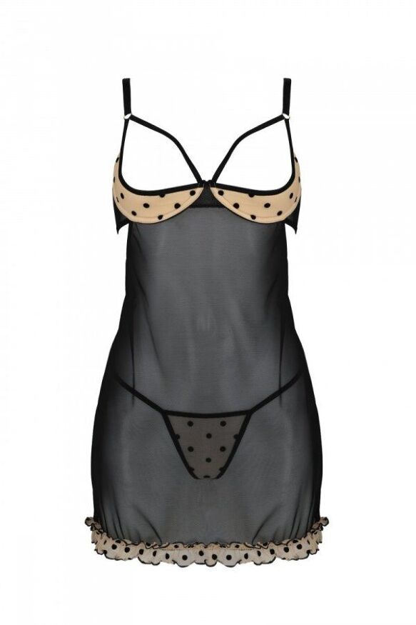 Пеньюар MARINA CHEMISE beige XXL/XXXL - Passion