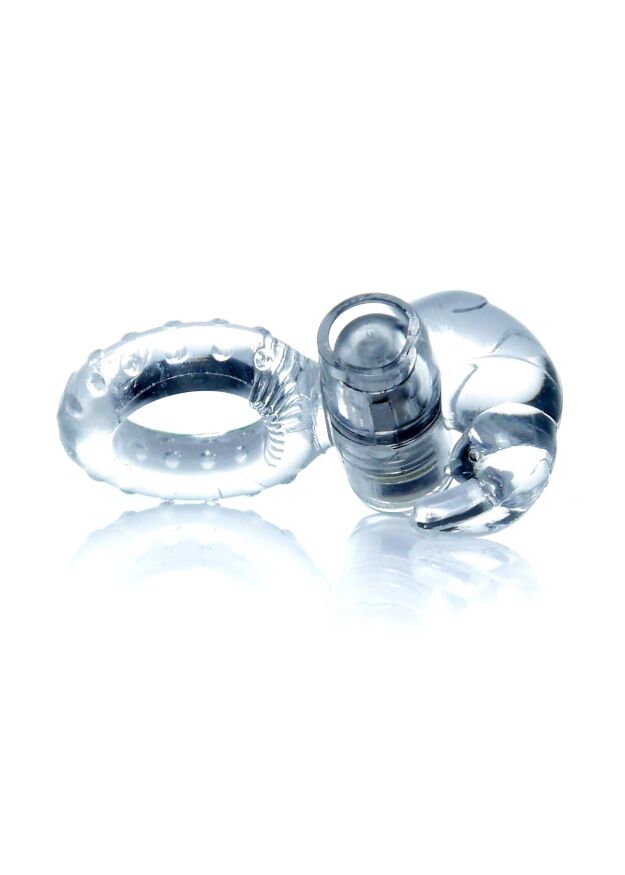 Ерекційне кільце - Rabbit Vibro CockRing Clear