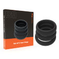 Набор эрекционных колец - Erospace Men’s Play Set Of 3 Cock Rings B9
