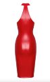 Сукня Noir Handmade F354 Red powerwetlook dress - M