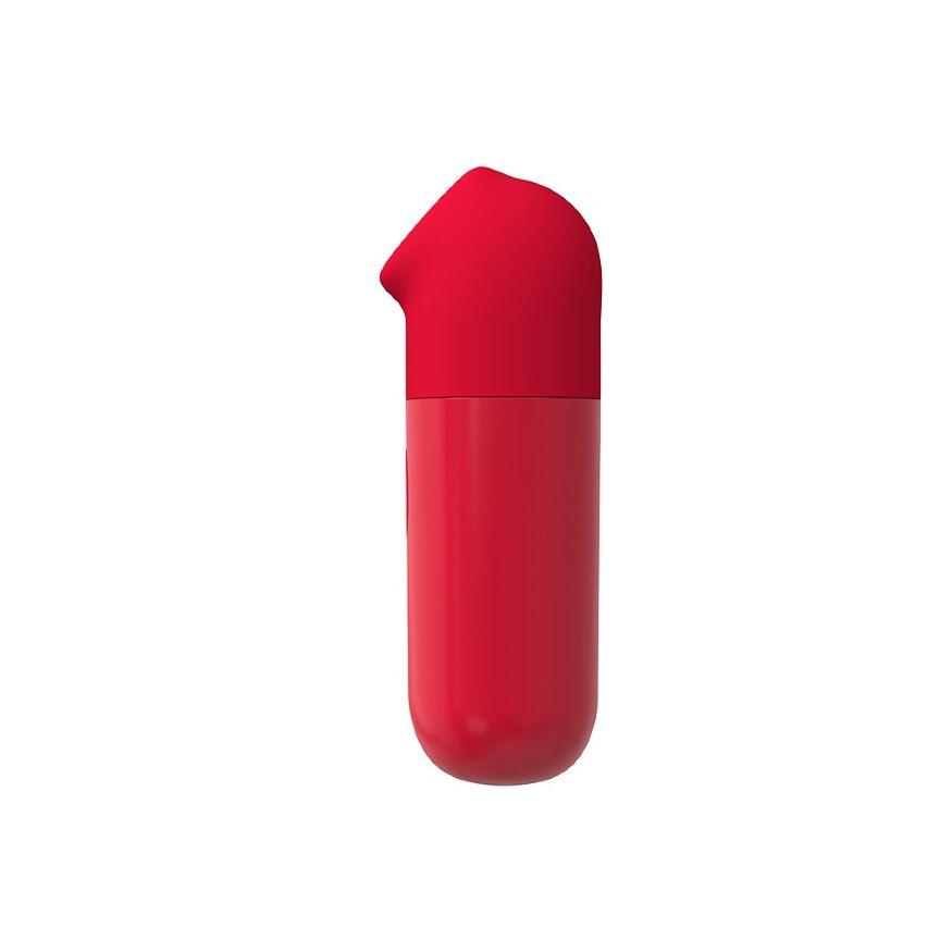 Мини вибратор Chisa 69 ECSTASY Marker Pen с вакуумной стимуляцией клитора, красный